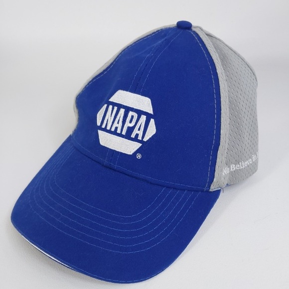 NAPA Intrepid Fallen Heroes Fund Strapback Hat Blue OSFA Adjustable Embroidered - Picture 1 of 3
